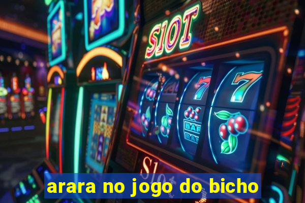 arara no jogo do bicho